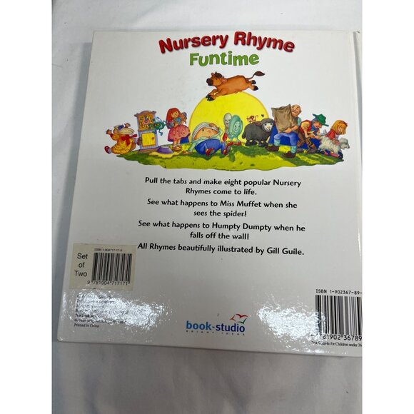 Nursery Rhyme Funtime Childrens Book With Pull Tabs & Interactive Features - Picture 2 of 4